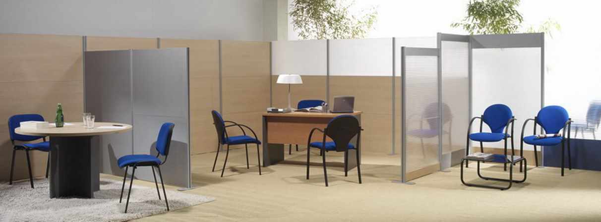 conjunto biombos oficina